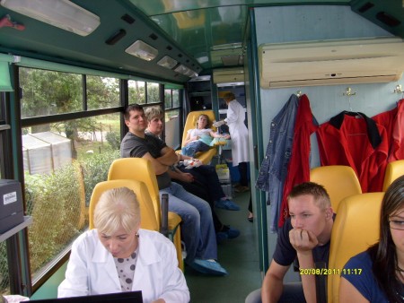 Fotorelacja z poboru krwi dnia 20.08.2011r. w Połchowie